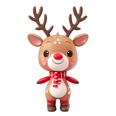 Fototapeta premium reindeer with nose