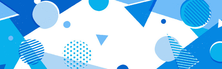 背景素材_ラフなメンフィス柄