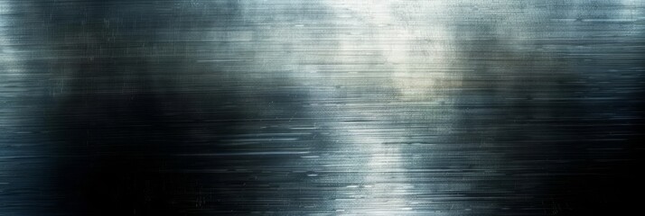 Background Texture Pattern in the Style of Brushed Metallic - Smooth with a subtle metallic sheen created with Generative AI Technology - obrazy, fototapety, plakaty