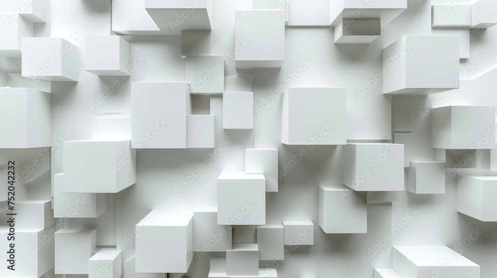 Poster abstract geometric background generative ai