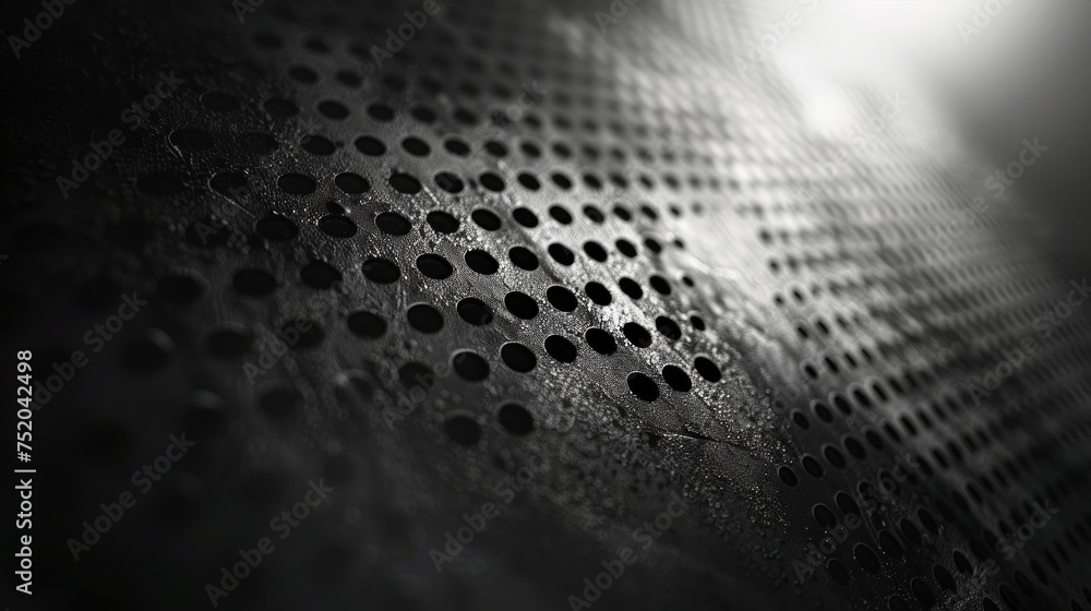 Poster abstract charcoal background with black dots generative ai