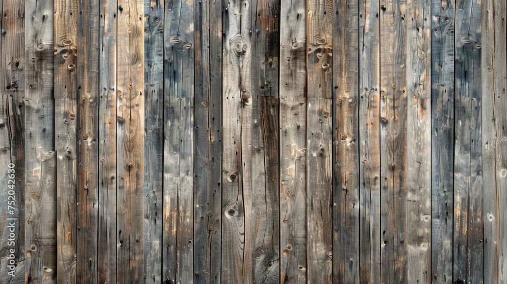 Poster panoramic view of weathered balsa wood texture generative ai