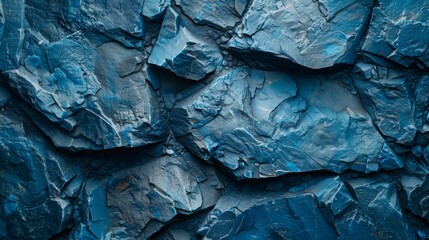 Abstract Blue Stone Background Generative AI