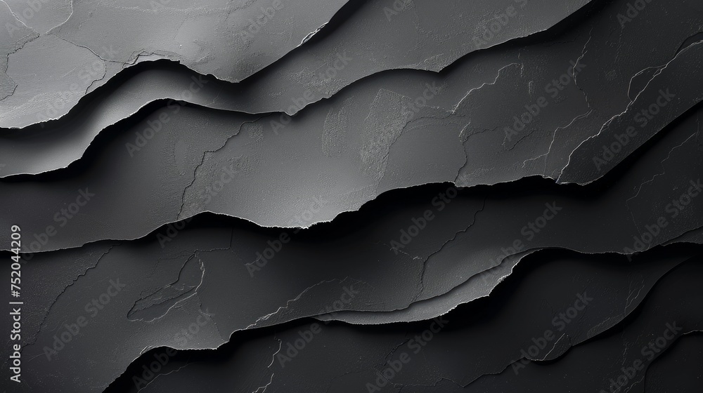 Poster black paper texture background banner with copy space generative ai