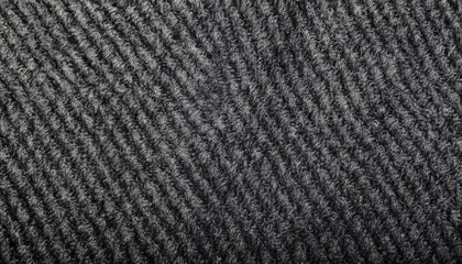 Black rough woolen fabric. Sheep with long, durable, coarse-fiber wool, especially suited to your design. As with various large breeds of lamb of English origin. Texture background pattern