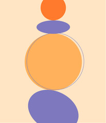 Idea as Stacking Stone, Present Balance, Zen, Meditation, Happiness and Peace