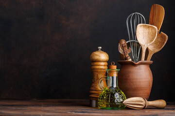 Culinary essentials: Diverse cooking utensils