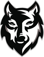 wolf logo design, wolf mascot logo, Tribal Wolf Tattoo,wolf head illustration vector drawing, Brave wolf head mascot Logo design. Vector Template Illustration Design. Mascot Brave wolfy Logo design