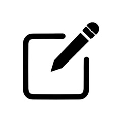 Pencil icon, Edit icon vector illustration. outline icon for web, ui, and mobile apps