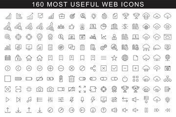 Fototapeta na wymiar set of icons for web design Web icon set web buttons