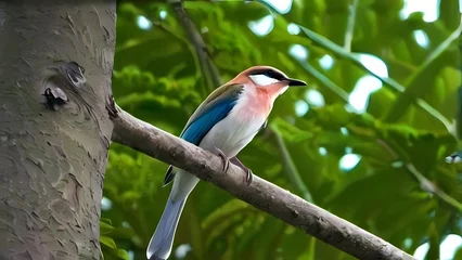 Outdoor kussens lilac roller © ehtasham