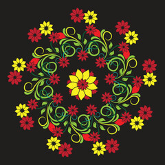 This is simple and vector Floral background and it is editable.