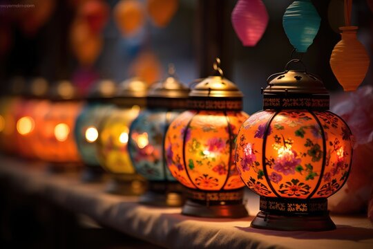 Easter Lanterns: Use lanterns as props with jewelry arranged around them.