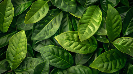 tea leaves background