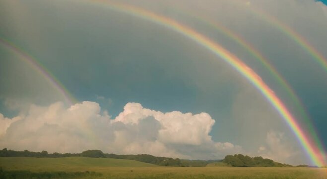 rainbow after rain