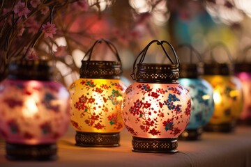 Easter Lanterns: Use lanterns as props with jewelry arranged around them, illuminated.
