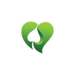 Heart Logo Vector Design Modern and Colorful