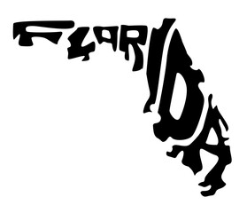 FLORIDA state map typo