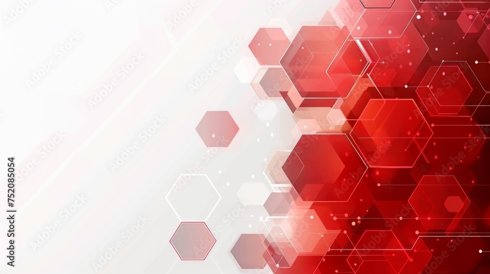 Poster abstract hexagon technology background design, vector eps10 - geometric concept for modern tech proj