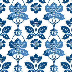 Fototapeta premium Japanese seamless pattern collection, Decorative wallpaper