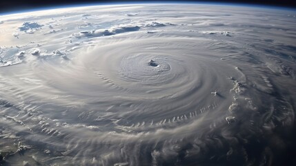 Fototapeta na wymiar hurricane look from the sky