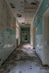 Chair in Room With Checkered Floor