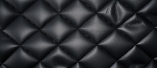 Sleek and Stylish: Black Synthetic Leather Texture Background Ideal for Fashion Design Concepts