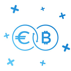 Obraz premium The connection icon of the combination of the currencies of the yuan and the pound currency circulation