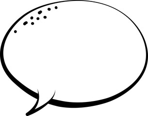 Black and white color speech bubble balloon, icon sticker memo keyword planner text box banner, flat png transparent element design