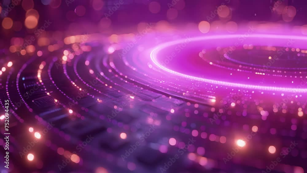 Aufkleber a sleek neonlit display showcases a seamless network of digital currency transactions each one repre