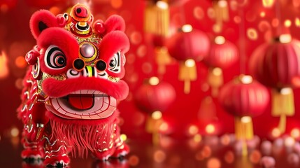 Fototapeta premium Chinese new year celebration, dragon.