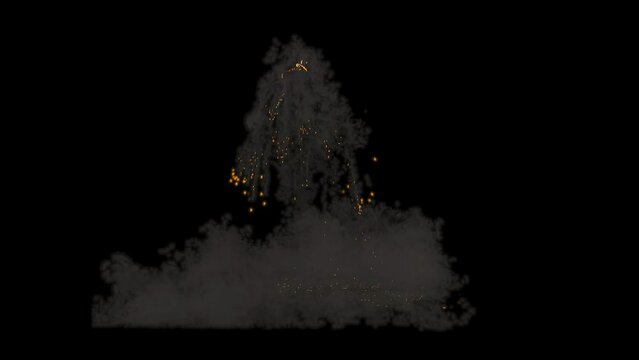 Falling fire and smoke 

the video is with alpha channel (the background is transparent)
