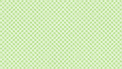 Diagonal white plaid texture in the green background