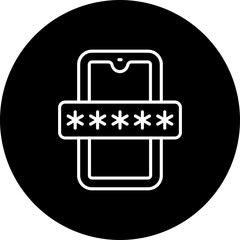 Obraz premium Password Icon