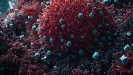 Fototapeta premium Virus infected