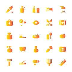 Personal Care Icon Set - Fill Gradient