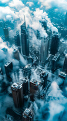 A city designed to harness the power of cyclones for energy. mobile phone wallpaper,