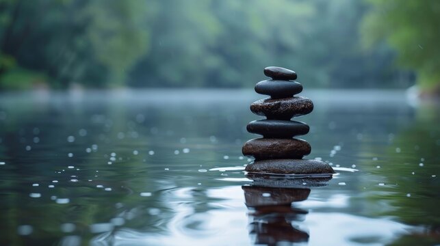 peace found in a quiet walk in nature, where wellness encompasses both physical and mental well-being