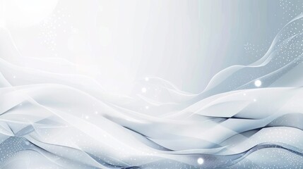 Futuristic white abstract background with minimalist design - ideal for technology, science, and innovation concepts
