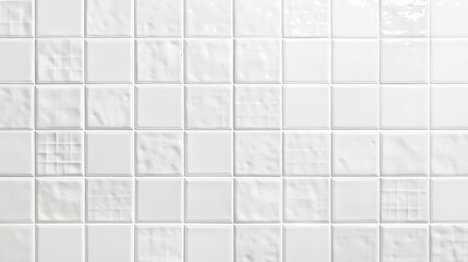 white square tile wall background