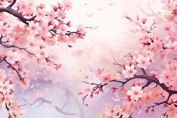 Sakura Serenity: A Blossoming Background
