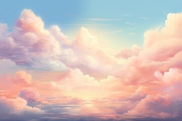 Dreamy Pastel Cloudscape