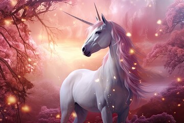 Obraz na płótnie Canvas Unicorn Kingdom Beauty