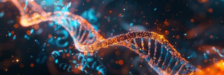 DNA  human structure  science background ,double helix genetic, medical biotechnology, biology chromosome gene DNA abstract molecule medicine blue tone ,3D research health genetic disease, genome