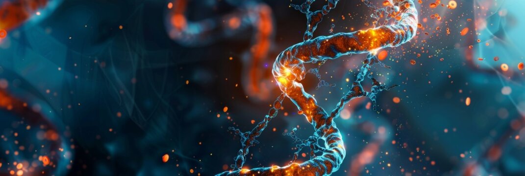 DNA  human structure  science background ,double helix genetic, medical biotechnology, biology chromosome gene DNA abstract molecule medicine blue tone ,3D research health genetic disease, genome