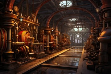 Subterranean Steampunk Factory Explorations