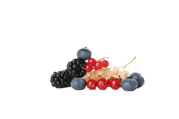 PNG, ripe berries isolated on white background.