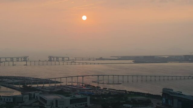 Macau Cityscape at Sunrise