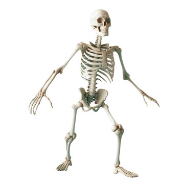 human skeleton with a skeleton