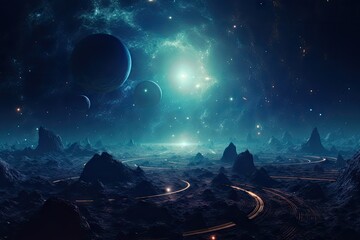 Tranquil Scenes: Galactic Journeys